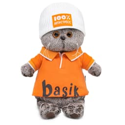 Басик в поло и шапке "100% антистресс" — фото 2