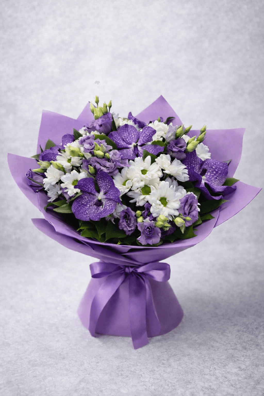 Букет Авторский букет "Фиолетовый вельвет" из свежих цветов — купить с доставкой