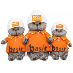 Басик в поло и шапке "100% антистресс" — фото 1